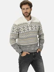 Babista Pullover VARZIRO grau/gemustert