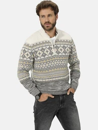 Strickpullover VARZIRO im winterlichen Strickmuster