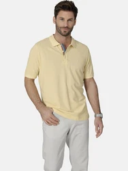 Babista Poloshirt UVIANO mit Knopfleiste Gelb/Khaki/Beige