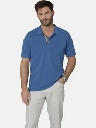 Babista Poloshirt UVIANO mit Knopfleiste Hellblau/Blau