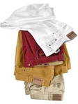 Babista 5-Pocket Hose VESTASTIL Dunkelrot/Beige/Weiß/Bordeaux/Gold/Braun