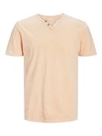 Jack & Jones T-Shirt JJESPLIT NECK TEE SS NOOS (1-tlg) Orange Jack & Jones T-Shirt JJESPLIT NECK TEE SS NOOS (1-tlg) Orange