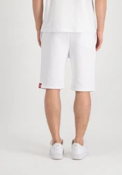 Alpha Industries Sweatshorts Basic Short AI Foil Print Weiß/Creme/Dunkelblau