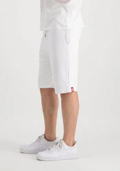 Alpha Industries Sweatshorts Basic Short AI Foil Print Weiß/Creme/Dunkelblau