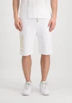 Alpha Industries Sweatshorts Basic Short AI Foil Print Weiß/Creme/Dunkelblau