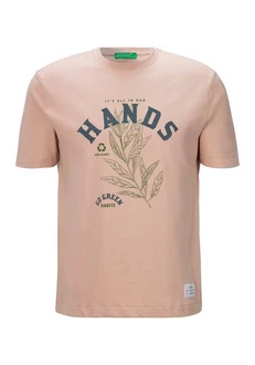 United Colors of Benetton T-Shirt mit Print mehrfarbig