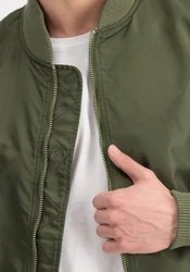 Alpha Industries Bomberjacke MA-1 LW Project R Dunkelgrün