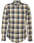 Barbour Flanellhemd Hillroad Beige/Blau/Hellblau/Creme/Dunkelgrün