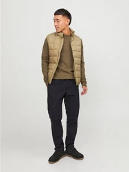 Jack & Jones Chinohose Stoffhose JPSTMARCO 6936 Dunkelblau