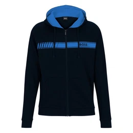 Sweatjacke Authentic Jacket H mit kontrastfarbenem Streifen