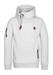 naketano Sweatshirt Kapuzenpullover Pimp braun/graumeliert