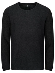 FALKENSTEJN Strickpullover Simonstown Dunkelgrau/Grau/Schwarz
