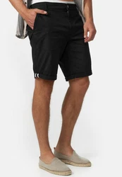 Indicode Chinoshorts Creel Schwarz/Dunkelblau/Dunkelgrau