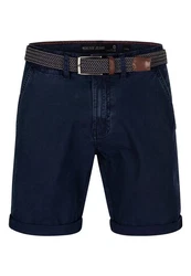Indicode Chinoshorts Caedmon Dunkelblau/Blau