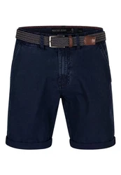 Indicode Chinoshorts Caedmon Dunkelblau/Blau