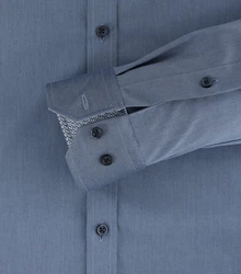 VENTI Businesshemd Body Fit Dunkelblau/Blau/Grau