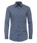 VENTI Businesshemd Body Fit Dunkelblau/Blau/Grau