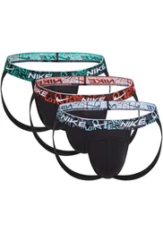 String JOCK STRAP 3PK (Packung, 3-St., 3er) mit NIKE Logo-Elastikbund