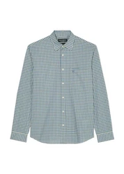 Marc O'Polo Hemd Langarm Türkis/Grün/Blau/Hellblau