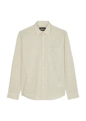 Marc O'Polo Hemd Langarm Khaki/Grün/Gelb/Beige/Hellgrün