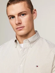 Tommy Hilfiger Kurzarmhemd FLEX MULTI STRIPE RF SHIRT 