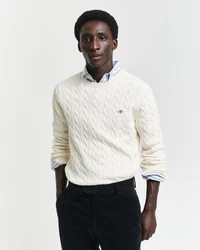 Gant Strickpullover COTTON CABLE C-NECK 