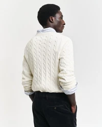 Gant Strickpullover COTTON CABLE C-NECK 