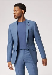 Roy Robson Hosenanzug Slim Fit Blau/Hellblau