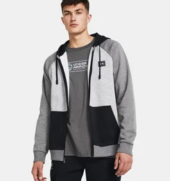 Anorak UA RIVAL FLC FZ COLORBLOCK