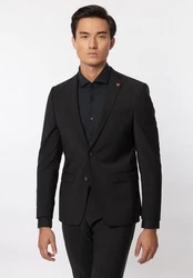 Roy Robson Anzug Extra Slim Fit Schwarz/Dunkelgrau