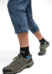 Maier Sports Funktionshose Nil Grau/Blau/Dunkelblau