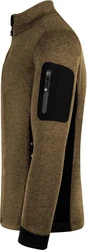 normani Fleecejacke Wapusk Herren Dunkelgrün/Braun/Khaki/Grün