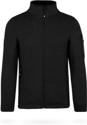 normani Fleecejacke Wapusk Herren Dunkelgrau/Schwarz/Grau