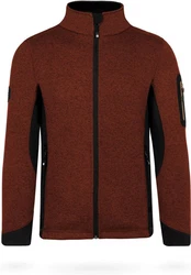 normani Fleecejacke Wapusk Herren Braun/Orange/Rot/Dunkelrot
