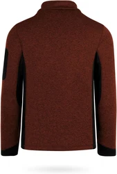 normani Fleecejacke Wapusk Herren Braun/Orange/Rot/Dunkelrot