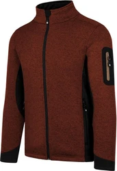 normani Fleecejacke Wapusk Herren Braun/Orange/Rot/Dunkelrot