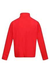 Regatta Langarmshirt Thompson Fleecepullover Rot