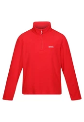 Regatta Langarmshirt Thompson Fleecepullover Rot