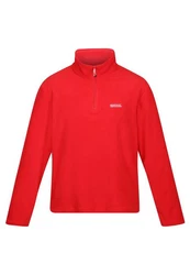 Regatta Langarmshirt Thompson Fleecepullover Rot