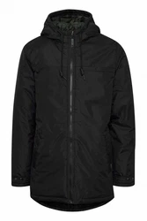 Blend Fleecejacke BHOuterwear Schwarz/Dunkelgrau