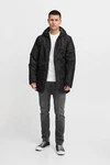 Blend Fleecejacke BHOuterwear Schwarz/Dunkelgrau