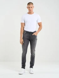 BIG STAR Skinny-fit Jeans DERIC Dunkelgrau/Grau/Hellgrau