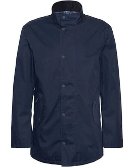 Barbour Allwetterjacke Kurzmantel City Chelsea Dunkelblau