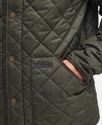 Barbour Steppjacke Thornley Dunkelgrün