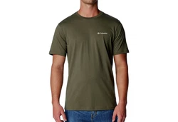Columbia Kurzarmshirt CSC Seasonal Logo Tee Dunkelgrün/Khaki