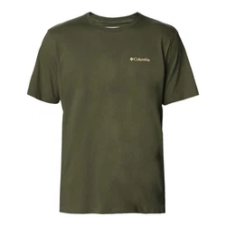 Columbia Kurzarmshirt CSC Seasonal Logo Tee Dunkelgrün/Khaki
