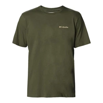 Columbia Kurzarmshirt CSC Seasonal Logo Tee Dunkelgrün/Khaki