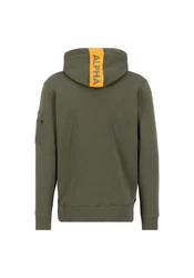 Alpha Industries Sweatshirt 'Red Stripe' Rot