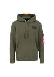 Alpha Industries Sweatshirt 'Red Stripe' Rot