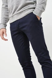 Next Chinohose Skinny-Fit-Chinohose mit Stretch Dunkelblau